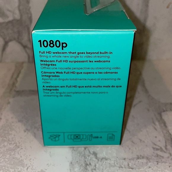 Logitech 1080p Pro Stream Webcam NWT IN Box. Never opened or used - Picture 3 of 5
